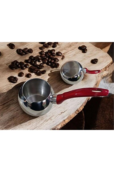 ÇEÇEN HOME Paslanmaz Çelik Küre Cezve (9X9 CM 6 kişilik)