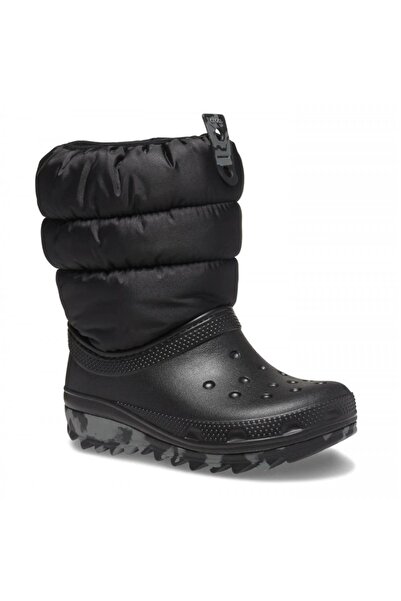 Crocs 207684 Classic Neo Puff Boot T Siyah Çocuk Bot