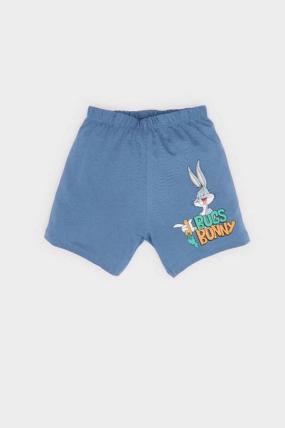 DeFacto Looney Tunes Dark Blue Baby Boy Bottom-Top Set E7693A5/Be364