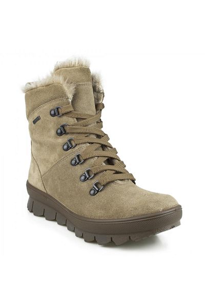 Legero 000503 Z Novara Gore-tex Δερμάτινες Μπεζ Γυναικείες Μπότες