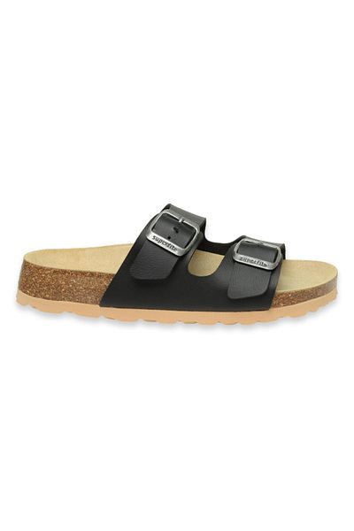 Superfit Black Leather Slippers