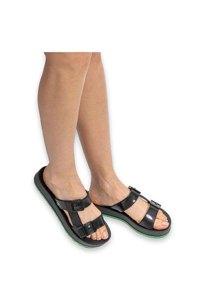 ZAXY Bb0231 Flash Slide Ad Vegan Μαύρες γυναικείες παντόφλες