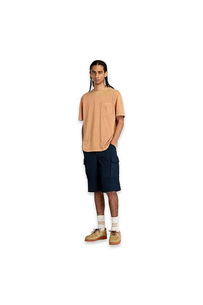 Timberland Tb0A5Vdh Garment Dye Chesttee Brown Men's T-Shirt