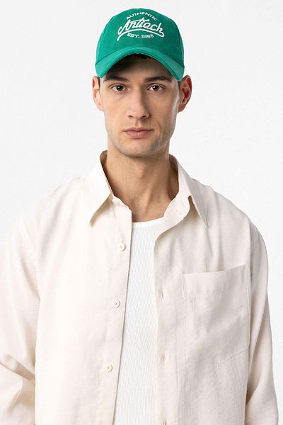 Antioch Green Embroidered Men's Hat
