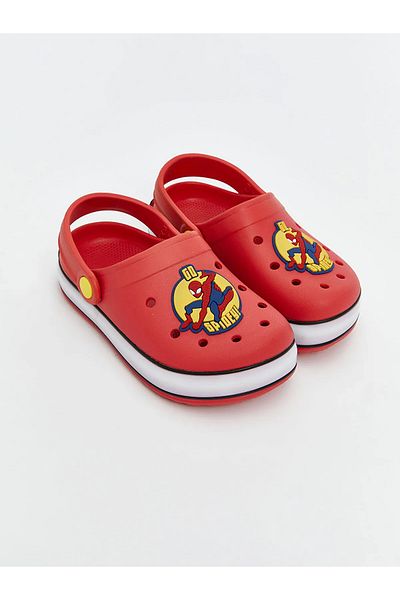 LC Waikiki Red Printed Baby Boy Sandals with Lighted Soles