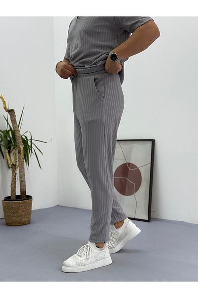 Combineman35 Men's Lycra Twill Ottoman Fabric Trousers