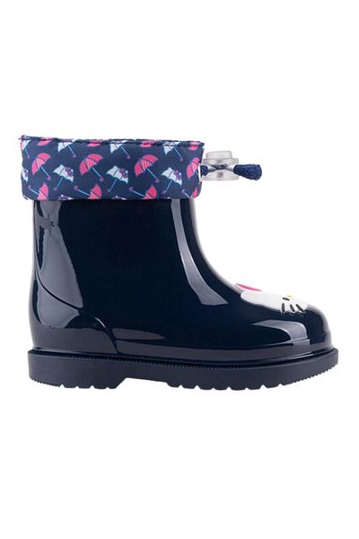 IGOR حذاء W10261 K Bimbi Hello Kitty Rain باللون الأزرق الداكن للأطفال