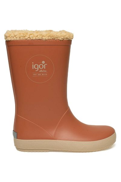 IGOR W10293K Splash Dk Borreguito Rain Caramel Kids Boots