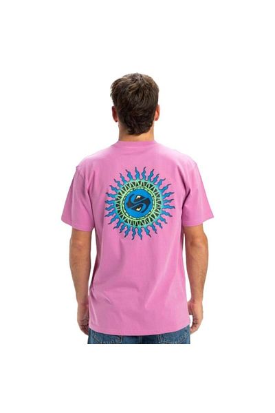 Quiksilver Ανδρικό ροζ μπλουζάκι Ev Beach Blast Ανδρικό μπλουζάκι Eqyzt08046