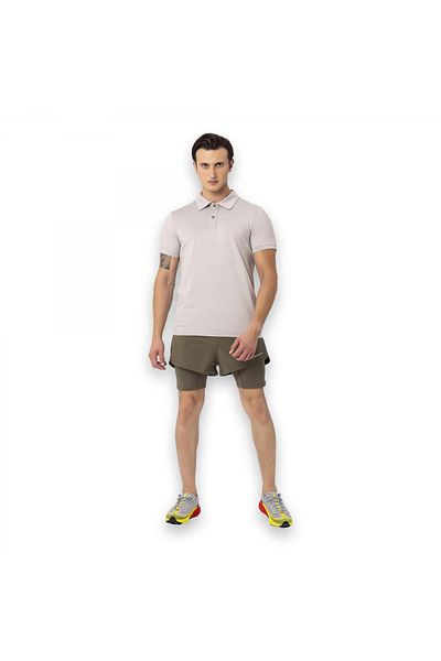 Merrell Pro Polo Neck Short Sleeve Light Gray Men's T-Shirt