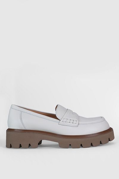 Lufian Ecru Anna Women's Leather Shoes