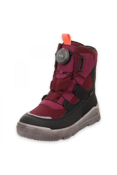 Superfit 009081 Mars Gore-Tex Μαύρο-Κόκκινο Κοριτσίστικο Μποτάκι