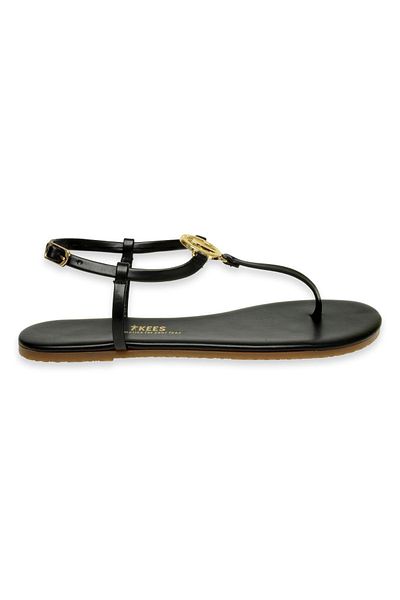 Tkees Tk-8021 Black Women's Sandals with Buckle