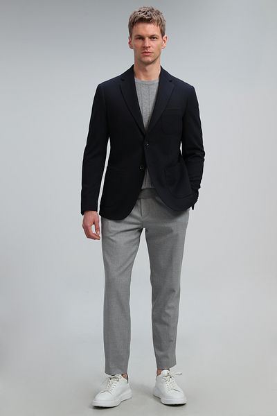 Lufian Pietro Sports Men's Blazer Jacket Slim Fit Navy Blue
