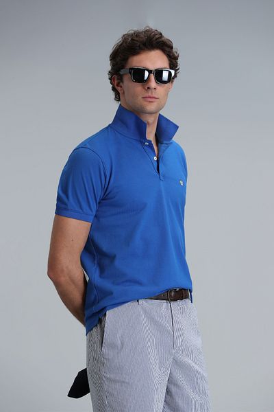 Lufian Laon Smart ανδρικό μπλουζάκι πόλο Slim Fit Saks