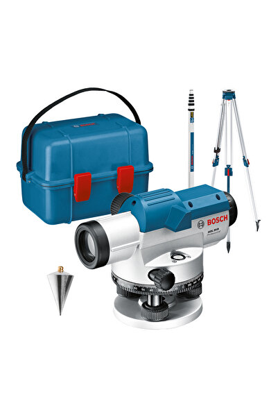 Bosch Gol 20 D Nivo + Bt 160 Tripod + Gr 500 Mira Optik Nivelman Set