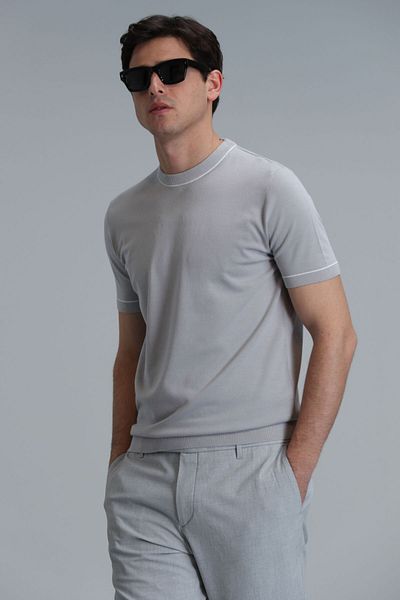 Lufian Tino Men's Sweater Stone