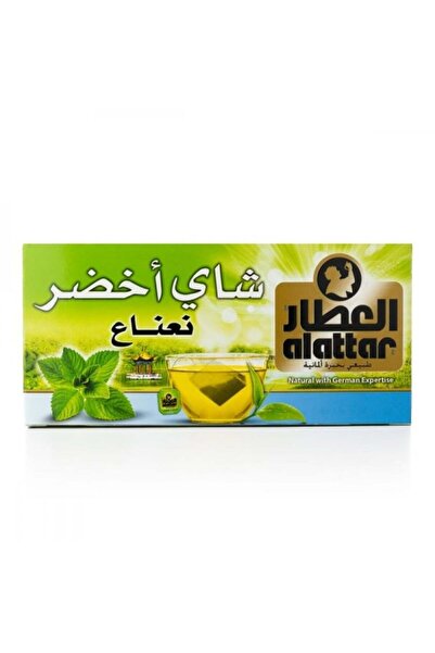 alatar العطار شاي أخضر بالنعناع، 20 كيس