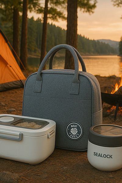 SürLaz Set of 3 850ml Thermal Dishes for Office, Travel, School, Camping, Picnic
