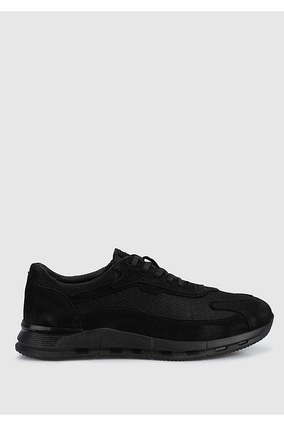 Provoq Men's Black Leather Shoes