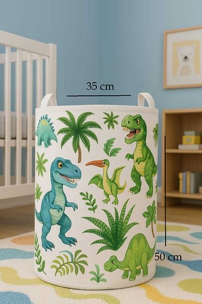 Paris Home Organizer Παιδικού Δωματίου με μοτίβο - Κουτί αποθήκευσης και καλάθι πολλαπλών χρήσεων.