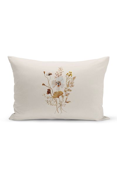 Bertille Home Flower Spring Series Κάλυμμα μαξιλαριού με ψηφιακή εκτύπωση διπλής όψης (Άνοιξη)