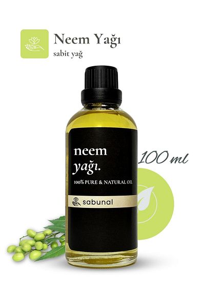 sabunal Neem Oil 100 ml - Natural Skin and Hair Care Oil