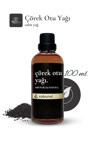 sabunal Black Cumin Oil 100 ml - Cold Pressed Natural Care Oil