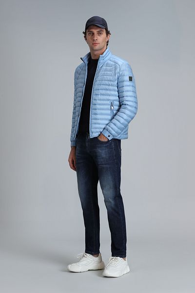 Lufian Isac Smart Jean - Pantaloni albaștri slim fit pentru bărbați