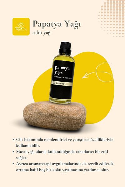 sabunal Chamomile Oil 100 ml - Skin Moisturizing and Care Oil