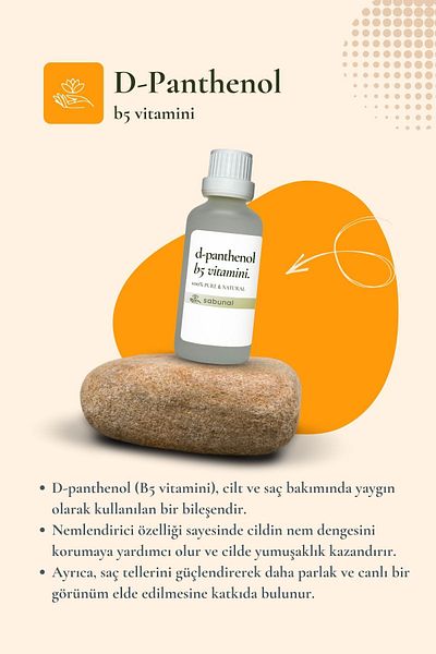 sabunal D-Panthenol (Vitamin B5) 50 ml - Hair and Skin Care Vitamin