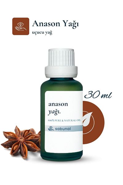 sabunal Anise Oil 30 ml - Pure Herbal Skin Care Aromatherapy Oil
