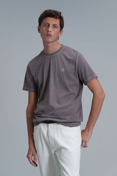 Lufian Ανδρικό μπλουζάκι Sarder Basic Mink