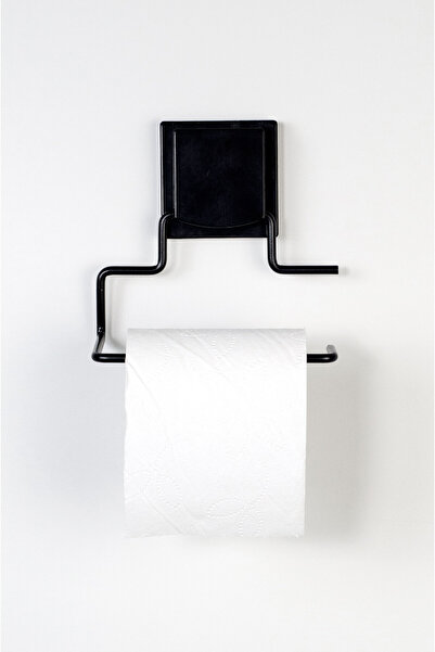 METALAY حامل مناديل المرحاض المعدني الأسود من Pisik