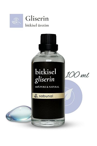 sabunal Glycerin 100 ml - Highly Moisturizing Anti-Wrinkle Herbal Production of Vegetable Origin