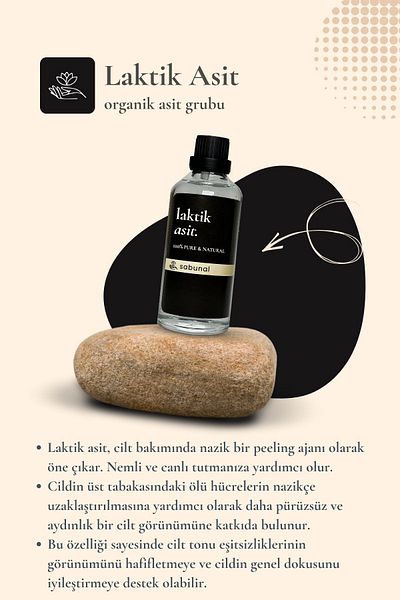 sabunal Lactic Acid Serum 100 ml - Skin Surface Care Serum
