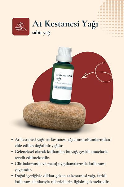 sabunal Horse Chestnut Oil 30 ml - Natural Massage and Skin Care Oil