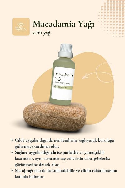 sabunal Macadamia Oil 50 ml - Skin Care Oil