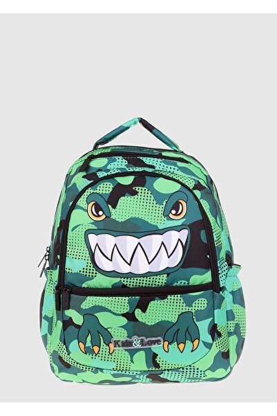 KAUKKO Yeşil L5121 Kids&love Yeşil Sırt Çantası