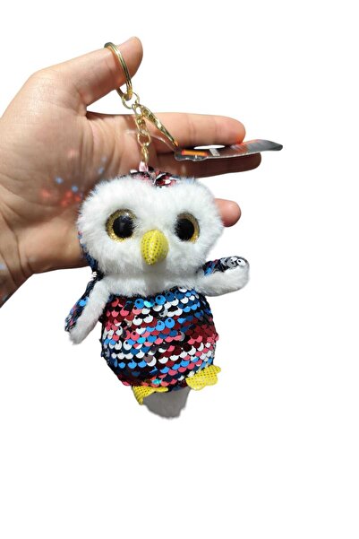 Mıncır Shop Breloc de pluș cu figurină de bufniță și mascotă pentru geantă