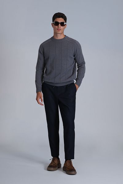 Lufian Men's Gray Light Sweater