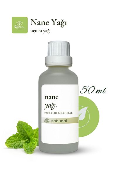 sabunal Peppermint Oil 50 ml - Skin Care and Refreshing Aromatherapy Oil
