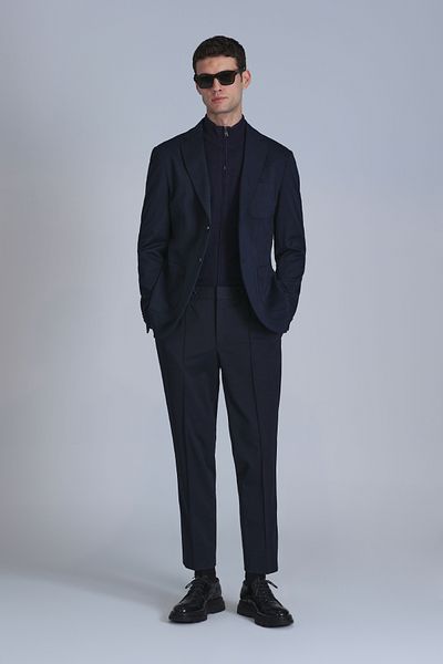 Lufian Antoni Sports Men's Blazer Jacket Slim Fit Navy Blue
