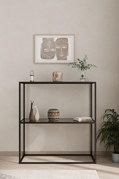 Dekoport Oskar Metal Dresuar - Füme Cam