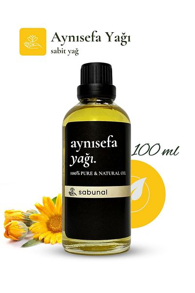 sabunal Calendula Oil 100 ml - Natural Skin Care Oil Without Additives