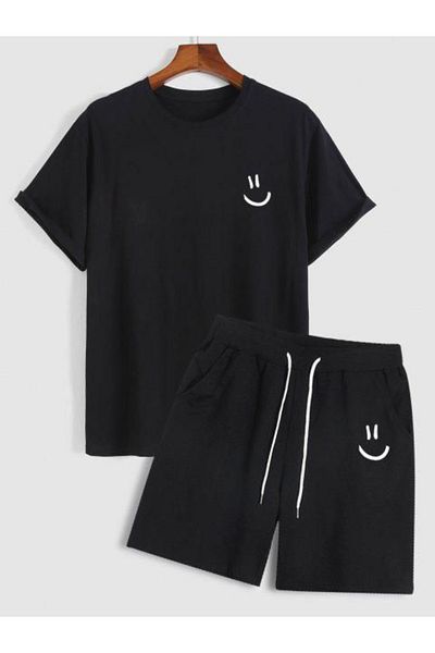 bellanova - Tshirt and Shorts Set, Lace-Up Printed