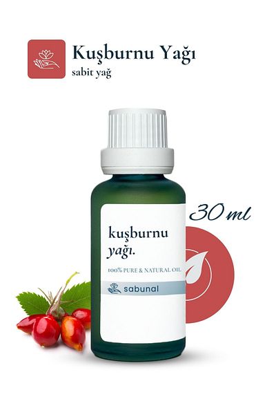 sabunal Rosehip Oil 30 ml - Natural Skin Care Oil