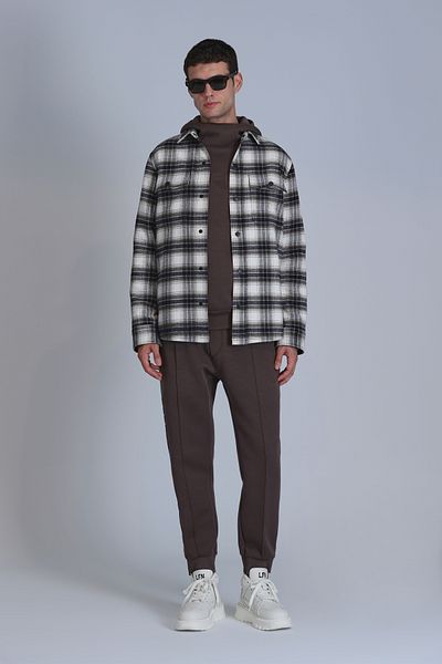 Lufian Ανδρικό Slim Fit Fresher πουκάμισο - Καφέ