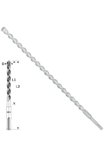 Bosch Plus 1 16x 460 mm Matkap Ucu