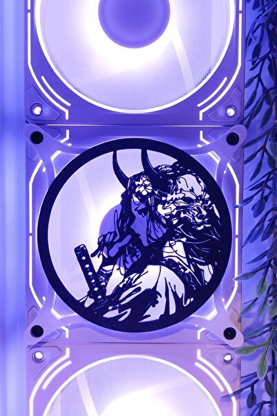 Caseybox Samurai 120x120 Mm Oyun Beyaz Çerçeveli Pc Aksesuarı, Masaüstü Bilgi...